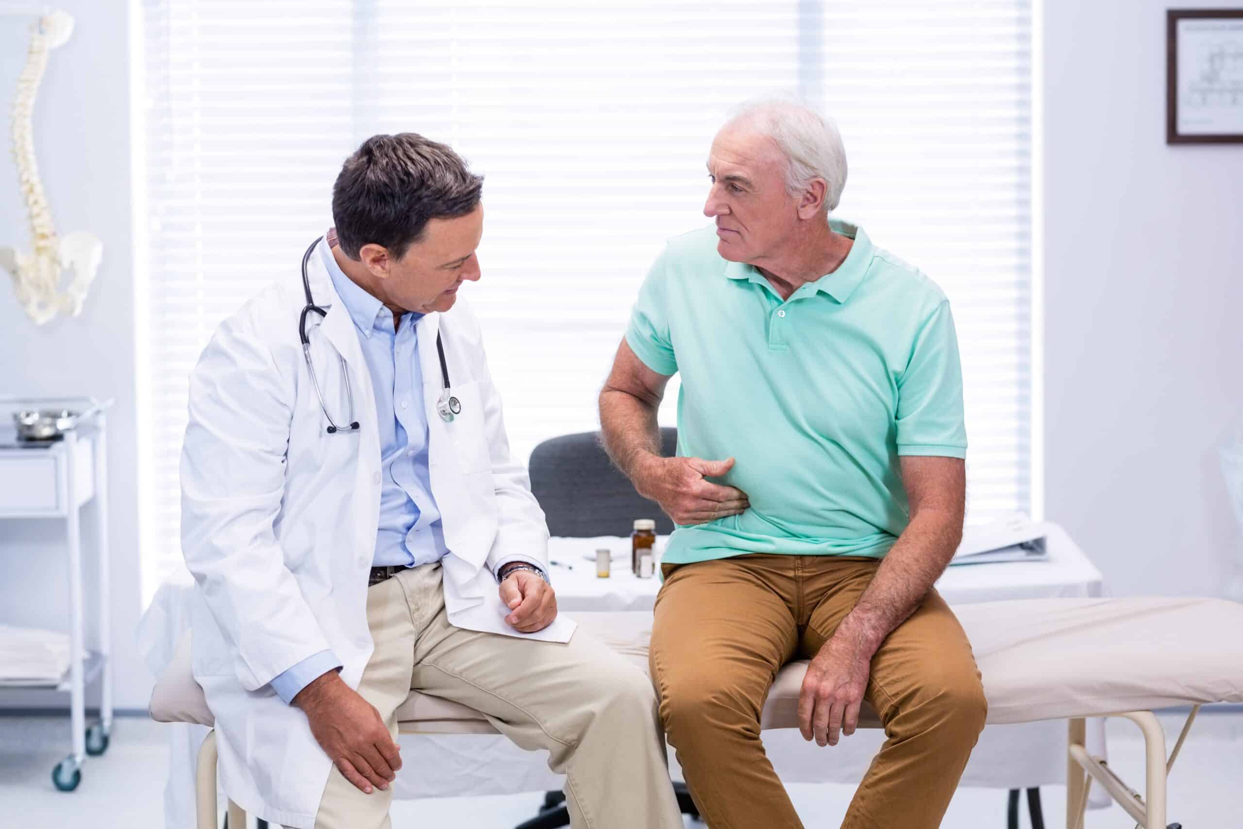 Healthcare provider building trust with returning patient