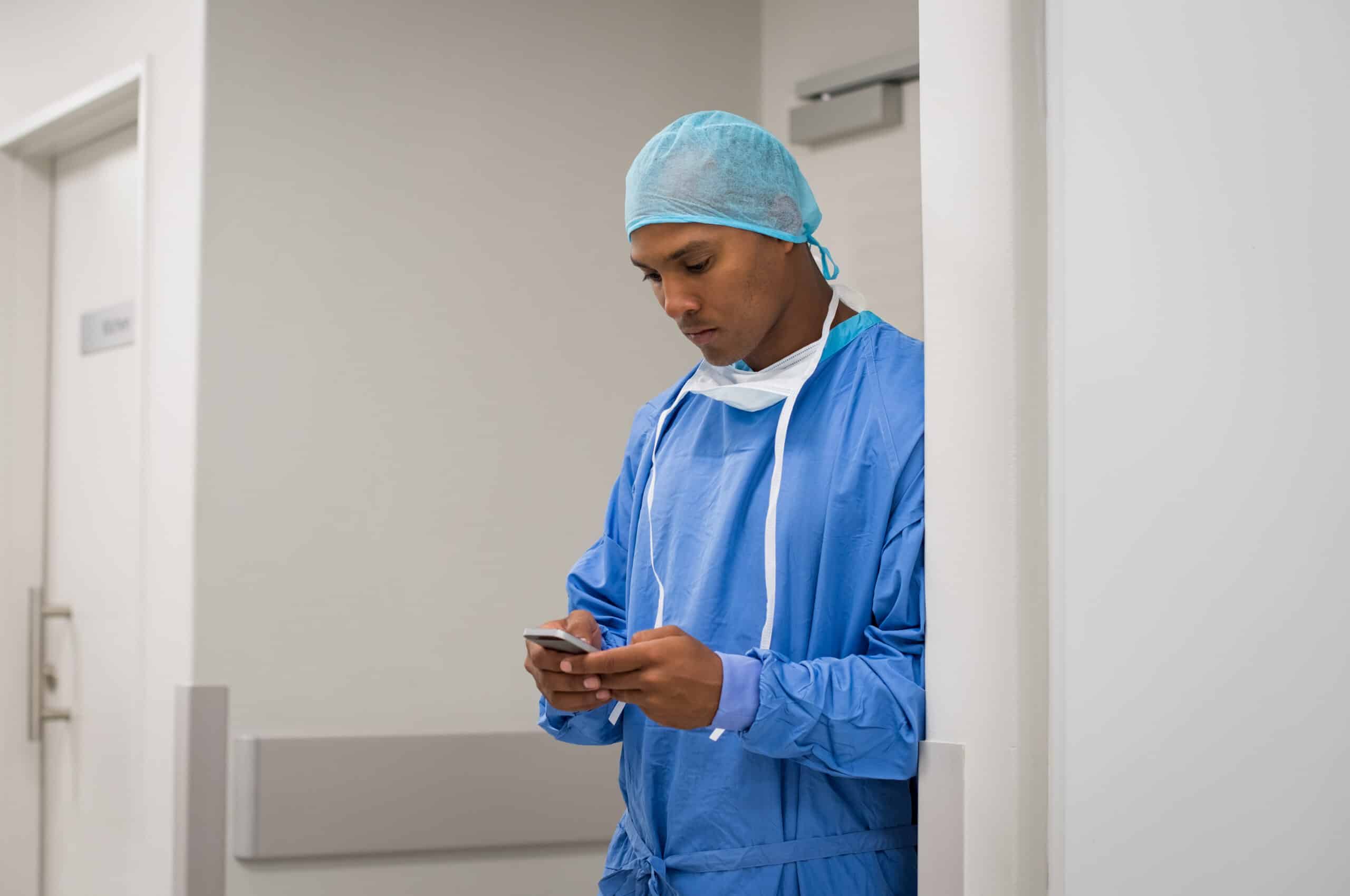 Secure communication in healthcare via HIPAA-compliant texting